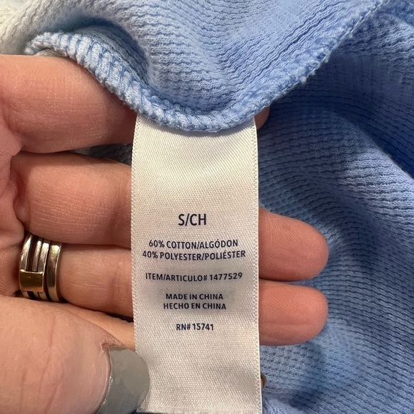 Splendid Waffle Knit Lightweight Looser Fit Ombré Long Sleeve Top - Picture 13 of 14